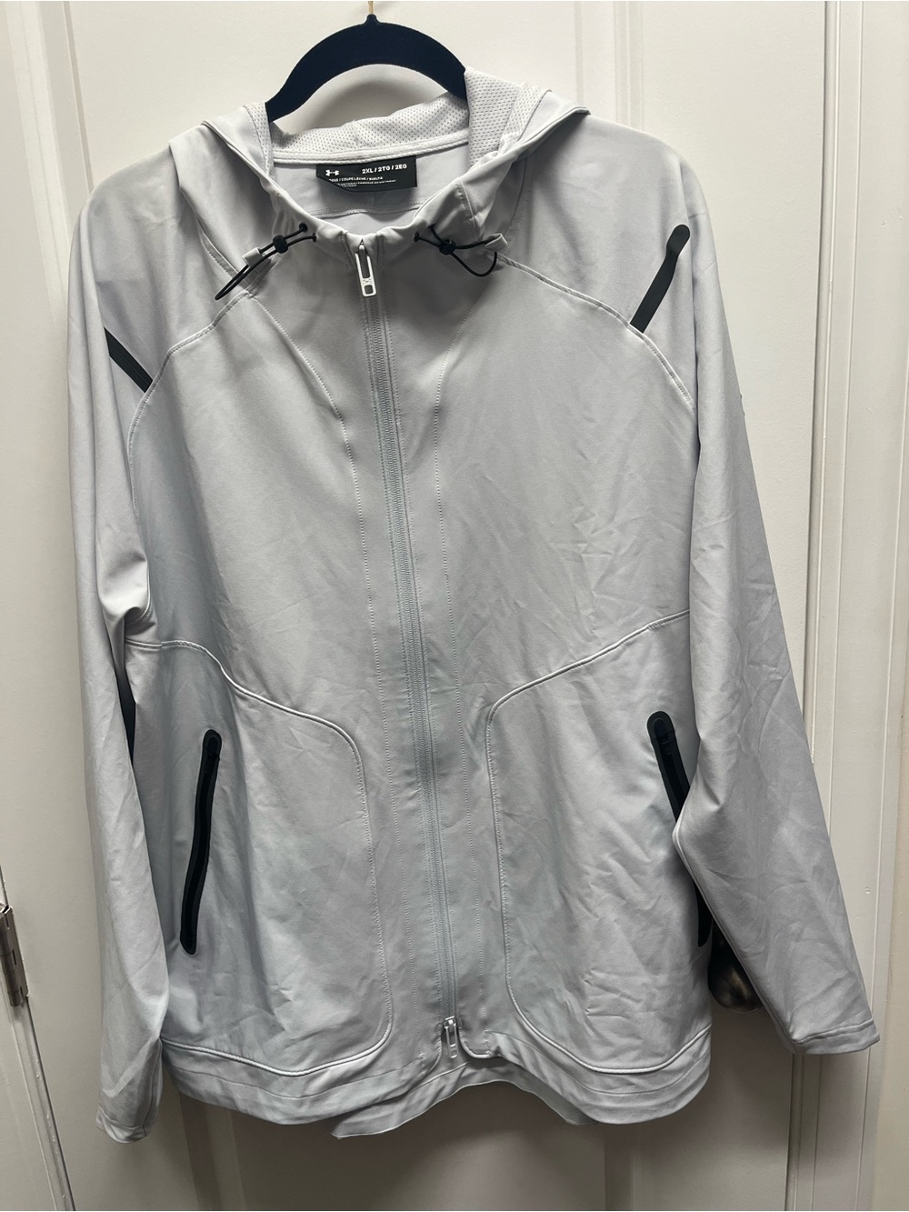 Under Armour Men's Unstoppable full zip hooded jacket sz 2XL